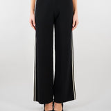 Pantalone in maglia Nero con profili a contrasto SP5NT013 0001 ICONA 