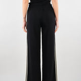 Pantalone in maglia Nero con profili a contrasto SP5NT013 0001 ICONA 