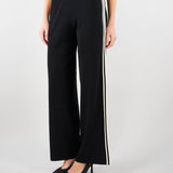 Pantalone in maglia Nero con profili a contrasto SP5NT013 0001 ICONA 