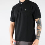 Polo Nero dal taglio classico L.12.12 Original 1212 031 LACOSTE 