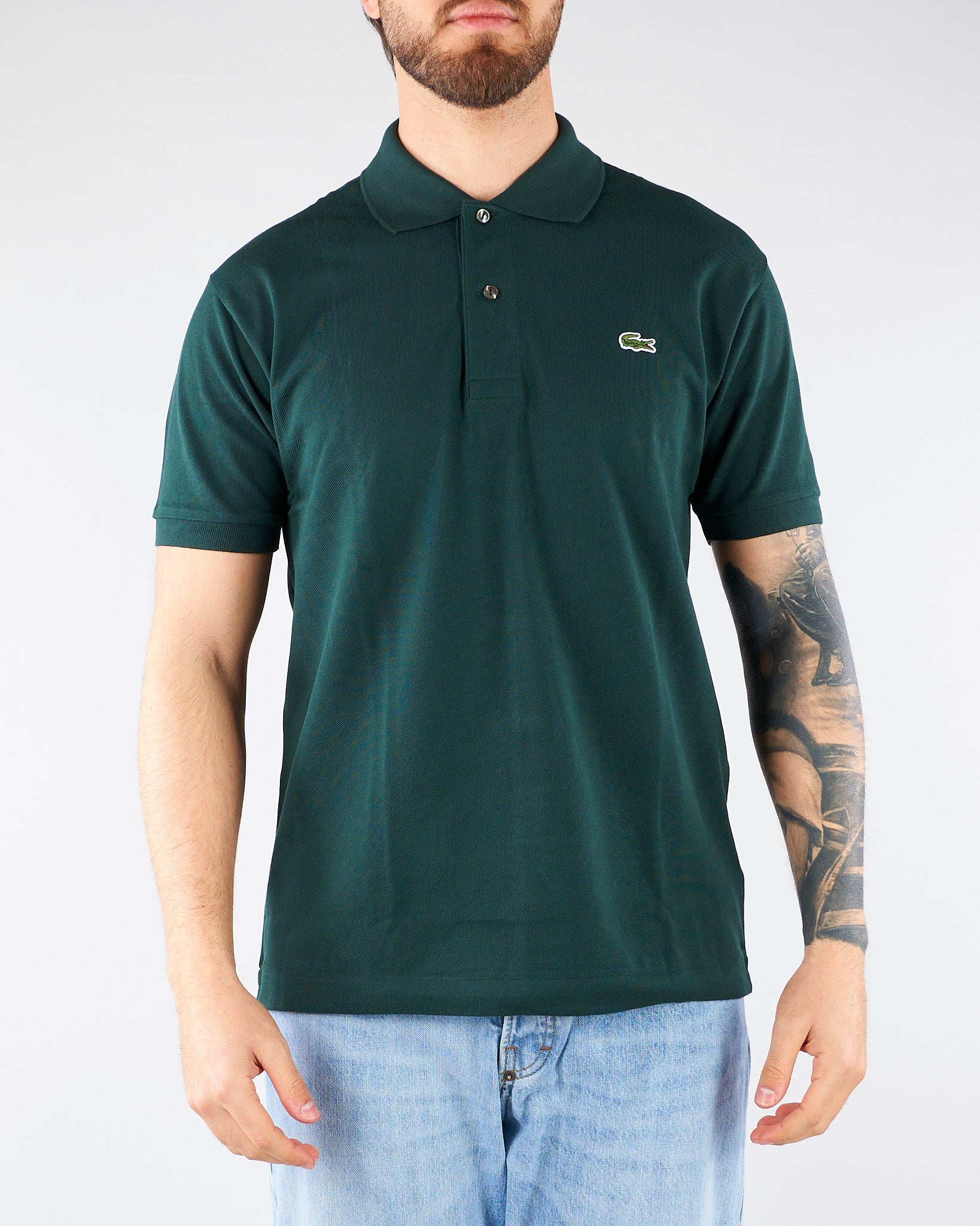 Polo Verde dal taglio classico L.12.12 Original 1212 AFK LACOSTE 