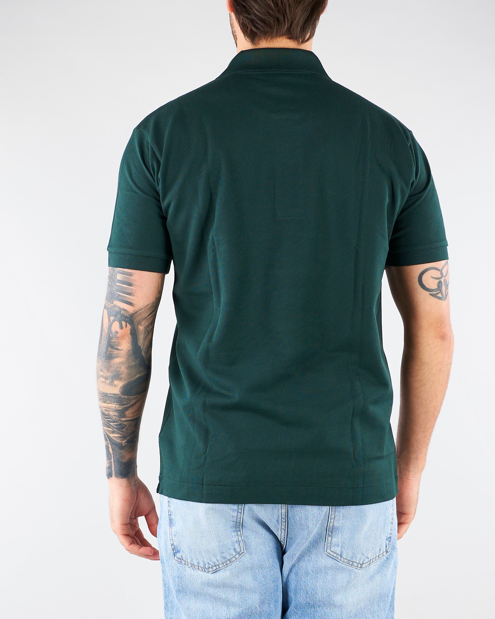 Polo Verde dal taglio classico L.12.12 Original 1212 AFK LACOSTE 