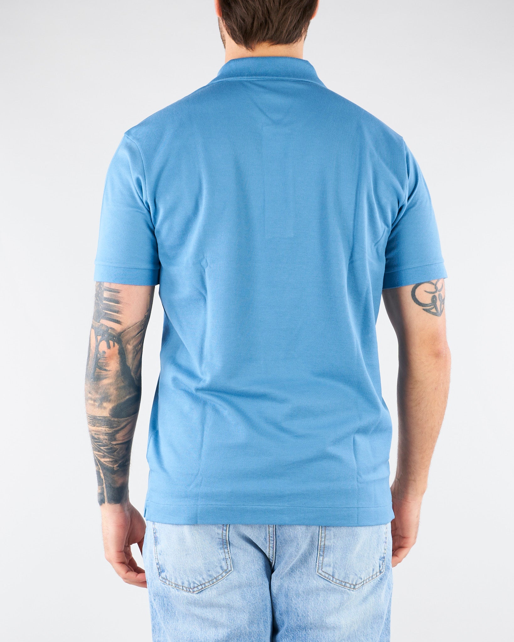 Polo Azzurro dal taglio classico L.12.12 Original 1212 JBK LACOSTE 