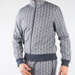 Felpa Grigio in jacquard con zip Paris SH1368 41I LACOSTE 