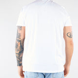 T-shirt Bianco in cotone Pima TH6709 001 LACOSTE 