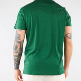 T-shirt Verde in cotone Pima TH6709 132 LACOSTE 
