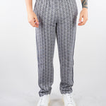 Pantalone Grigio in felpa jacquard monogram con logo XH1440 41I LACOSTE 