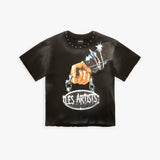 T-shirt Nero Les Artists Chain 27SSLATS1123 121 LES ARTISTS 