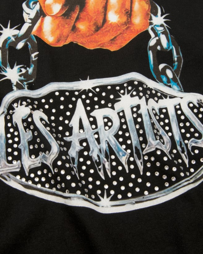 T-shirt Nero Les Artists Chain 27SSLATS1123 121 LES ARTISTS 