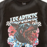 T-shirt Nero Les Artists Doberman 27SSLATS1127 121 LES ARTISTS 