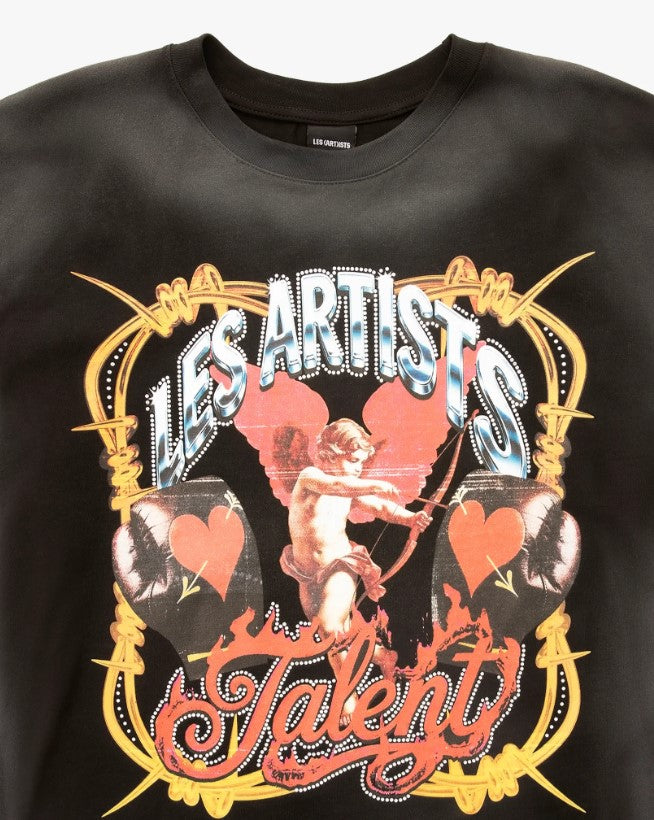 T-shirt Nero Les Artists Talent 27SSLATS1131 121 LES ARTISTS 