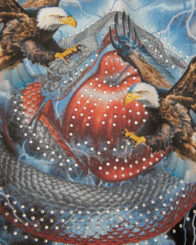 T-shirt Nero Les Artists Eagles 27SSLATS1134 121 LES ARTISTS 