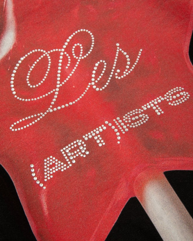 T-shirt Nero Les Artists Candy 27SSLATS1136 121 LES ARTISTS 