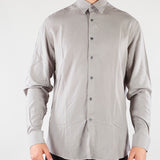 Camicia fluida Grigio in viscosa LC26001 N016 LOW BRAND 