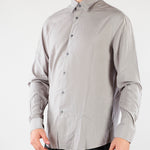 Camicia fluida Grigio in viscosa LC26001 N016 LOW BRAND 