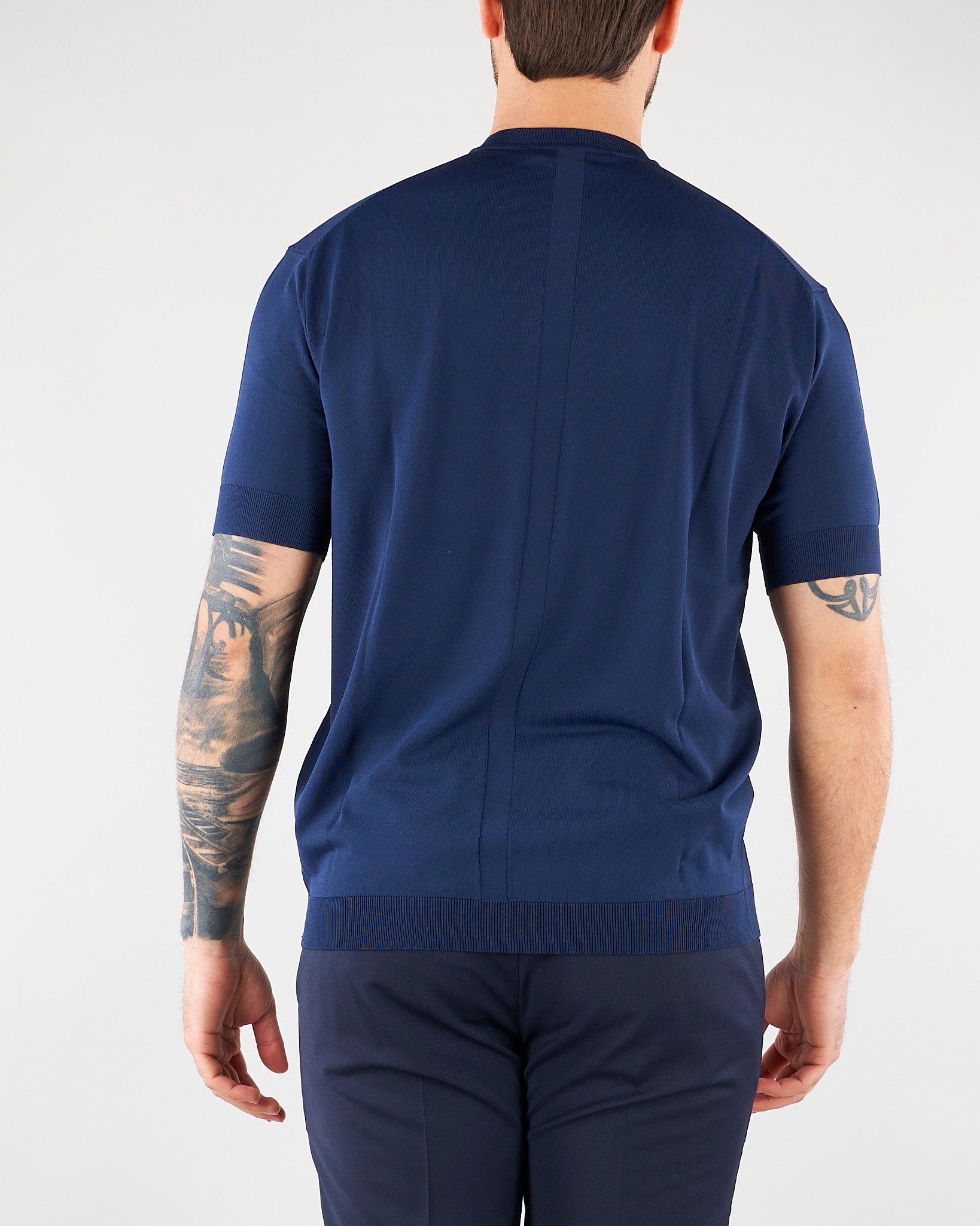 Maglia Blu in viscosa LM26001 E044 LOW BRAND 
