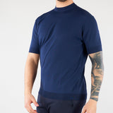 Maglia Blu in viscosa LM26001 E044 LOW BRAND 