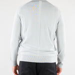 Cardigan Grigio Perla in maglia di viscosa LM26003 N049 LOW BRAND 