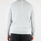 Cardigan Grigio Perla in maglia di viscosa LM26003 N049 LOW BRAND 