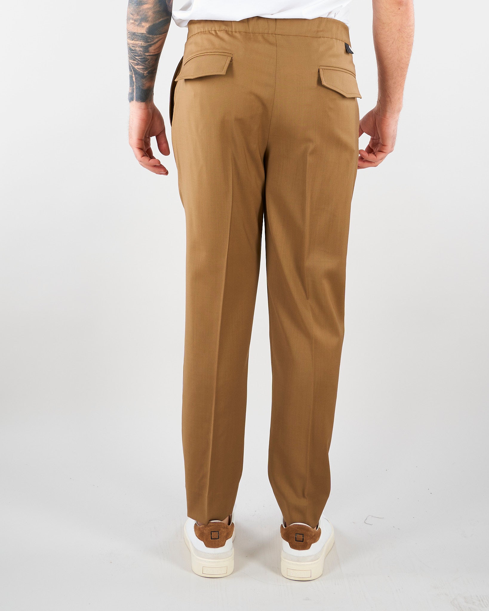 Pantalone Tokyo Cammello in fresco lana LP26041 M096 LOW BRAND 