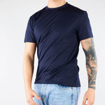 T-shirt Blu in jersey di cotone 4030M001263210 89 MANUEL RITZ 