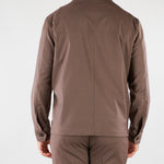 Overshirt Tortora in fresco di lana stretch 4032G2458260000 29 MANUEL RITZ 