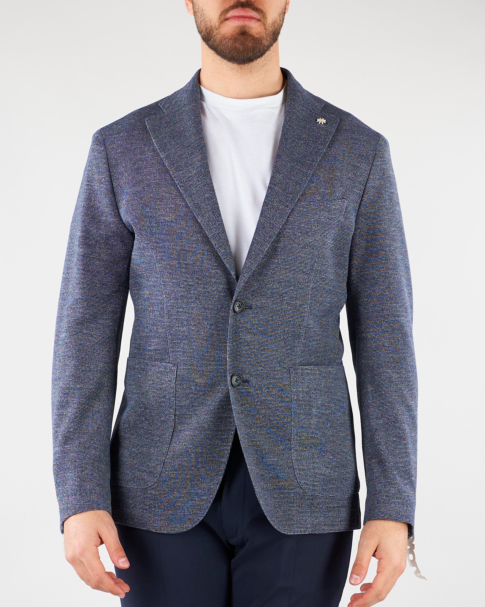 Giacca Blu microfantasia 4032G2728M263170 89 MANUEL RITZ 