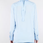 Camicia Azzurro in misto seta con fusciacca a fiore MLLCALCA 3 MARELLA 