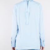 Camicia Azzurro in misto seta con fusciacca a fiore MLLCALCA 3 MARELLA 
