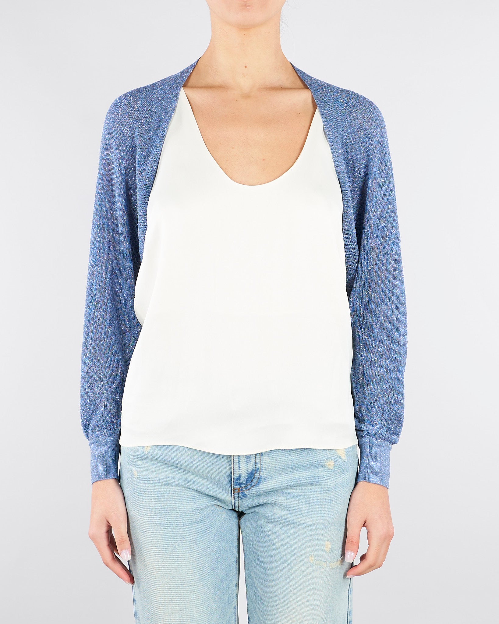 Cardigan corto Polvere in lurex MLLFIOCCHI 6 MARELLA 