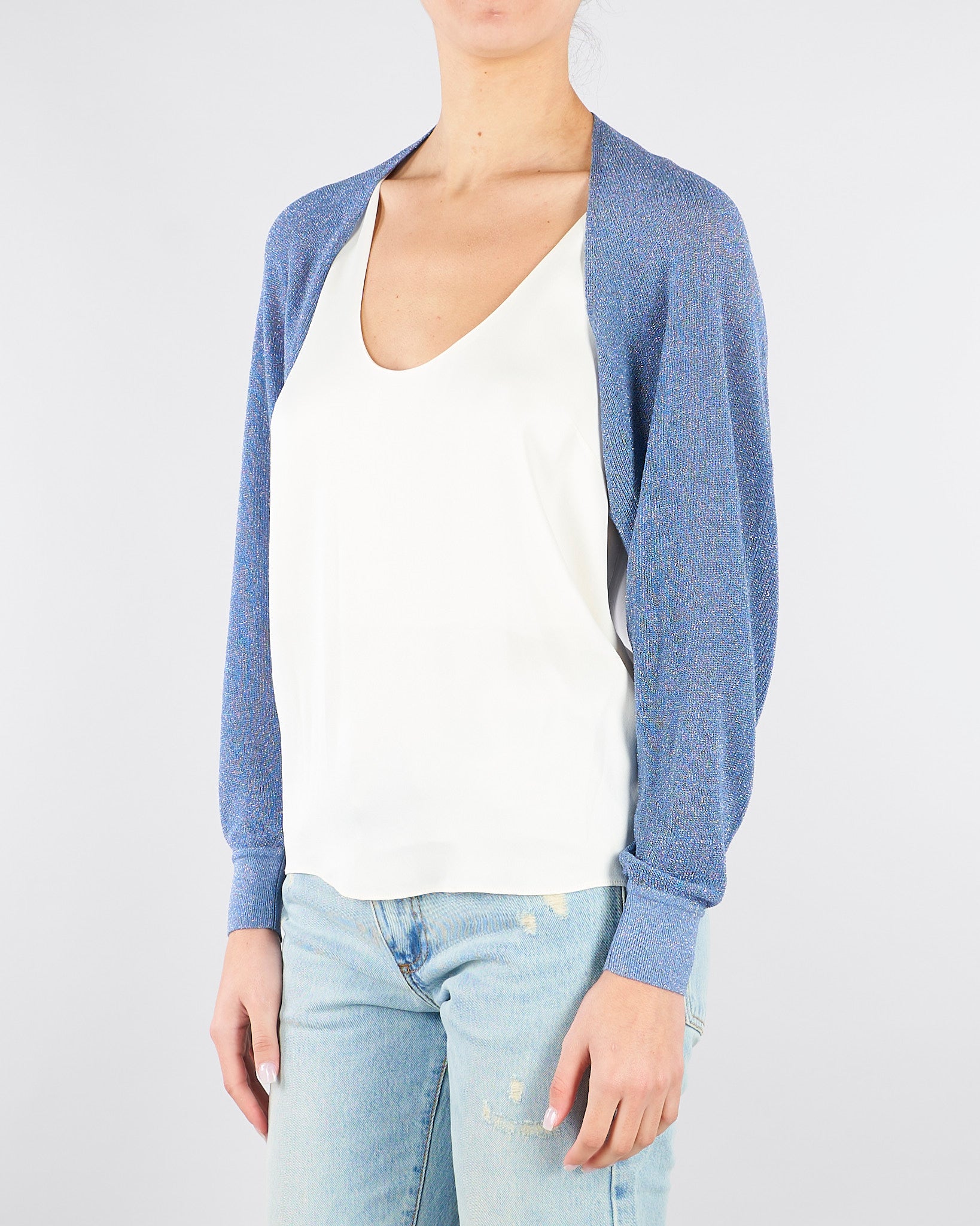 Cardigan corto Polvere in lurex MLLFIOCCHI 6 MARELLA 