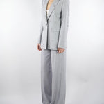 Pantalone Grigio dritto in tela stretch malfilé MLLGIUNCHI 1 MARELLA 