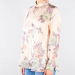 Camicia Rosa in twill di seta stampato MLLSALVE 1 MARELLA 