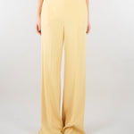 Pantalone Giallo ampio in enver satin MLLSTAMPA 3 MARELLA 
