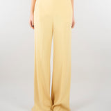 Pantalone Giallo ampio in enver satin MLLSTAMPA 3 MARELLA 