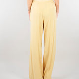 Pantalone Giallo ampio in enver satin MLLSTAMPA 3 MARELLA 