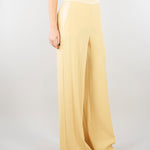 Pantalone Giallo ampio in enver satin MLLSTAMPA 3 MARELLA 