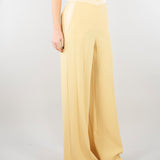 Pantalone Giallo ampio in enver satin MLLSTAMPA 3 MARELLA 