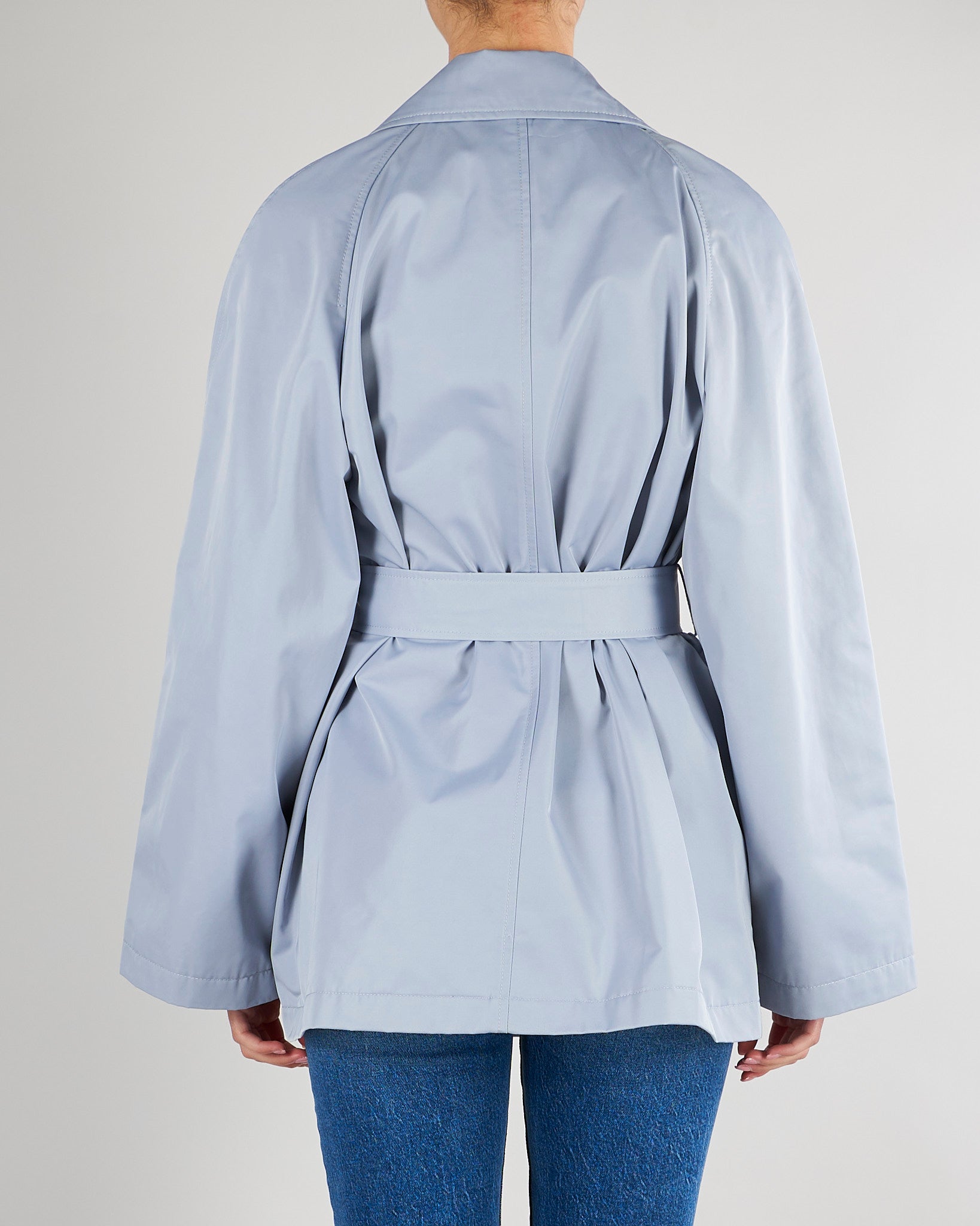 Trench Azzurro in cotone tecnico MLLUMIDO 2 MARELLA 