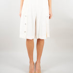 Short Bianco in misto lino e viscosa stretch MLMACAICI 4 MARELLA 
