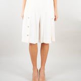 Short Bianco in misto lino e viscosa stretch MLMACAICI 4 MARELLA 