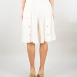 Short Bianco in misto lino e viscosa stretch MLMACAICI 4 MARELLA 
