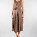Abito Marrone in twill crinckle MLMALCOOL 1 MARELLA 