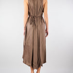 Abito Marrone in twill crinckle MLMALCOOL 1 MARELLA 