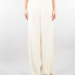 Pantalone Bianco ampio in envers satin MLTCAMPO 1 MARELLA 