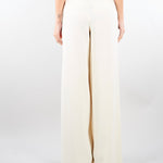 Pantalone Bianco ampio in envers satin MLTCAMPO 1 MARELLA 