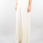 Pantalone Bianco ampio in envers satin MLTCAMPO 1 MARELLA 