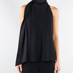 Top all'americana Nero in envers satin MLTDALMATA 2 MARELLA 