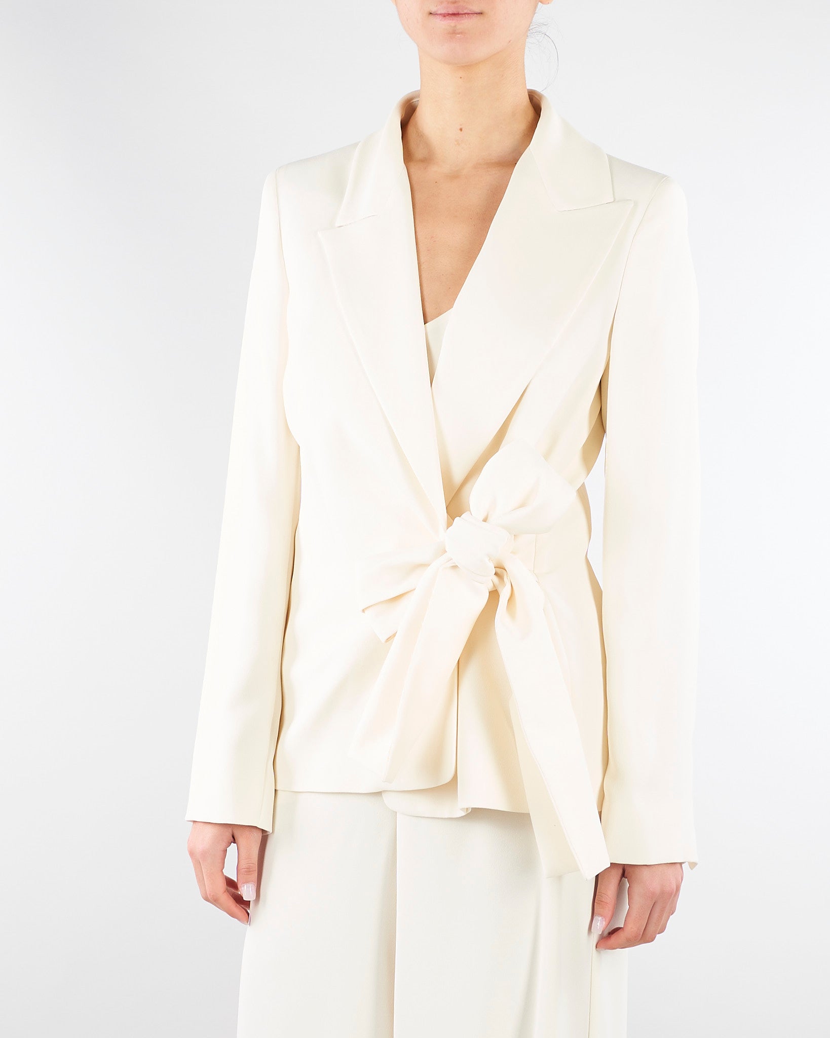Blazer Bianco con fiocco MLTMEANDRO 1 MARELLA 