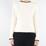 Blusa Bianco-Nero in envers satin MLTSCACCO 2 MARELLA 
